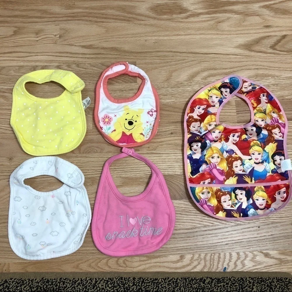 Girl Bib Bundle Pooh Disney Princess Carter’s